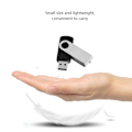 Pikkukuva 2 / 7: Pyöritettävä karkkivärinen USB 2.0 -muistilaite Peukalo Flash-asema U-levy (Musta 16 Gt)