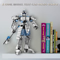 Miniatyrbild 6 av 7: Mech Byggsatser för Vuxna 70126, Mecha Robot Actionfigurer Displaymodell, Cool Transformerande Stridsleksak för Pojkar Flickor(707 Bitar)