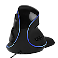 Miniatyrbild 4 av 7: DELUX 618 Plus Vertikal Mus RGB LED Trådbunden Ergonomisk Gaming Mus USB För PC Blå Bakgrundsbelysning