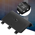 Miniatyrbild 5 av 7: 2 st 2400mAh svart externt uppladdningsbart batteripaket med USB-kabel för Xbox one