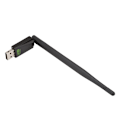 Miniatyrbillede 2 af 7: 802.11N 150M Netværkskort Driver Gratis USB WiFi Adapter 5dbi Ekstern Gain Antenne