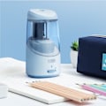 Miniatyrbillede 6 af 9: Elektrisk blyantspidser, bærbar automatisk blyantspidser til farveblyanter, automatisk stop, fuldautomatisk skarp og hurtig, USB-drevet blue