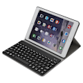 Miniatyrbild 1 av 7: Portabelt Bluetooth-tangentbord Läderfodral Skyddande Fodral För iPad Pro9.7 iPad Air2 Svart