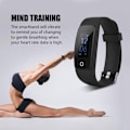 Miniatyrbillede 4 af 7: Smart Armbånd OLED Display Vandtæt Fitness Tracker Armbånd til iOS Android