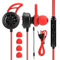 Miniatyrbillede 1 af 7: In-Ear Video Game Headset Mobiltelefon Computer Universal Game Earbuds Mikrofon