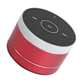 Pikkukuva 6 / 7: Kannettava Bluetooth-kaiutin Mini langaton musiikkikaiutin Tukee muistikorttia/AUX-punainen