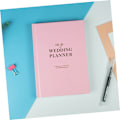 Miniatyrbillede 6 af 9: Operitacx 2 stk Bryllupsbog Bryllups-planlægger Notesbog Notesbøger til Arbejde Bryllups-planlægning Organizer Binder Brudebog Planlægger Notesblok
