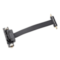 Miniatyrbillede 2 af 7: Forlængerkabel PCI‑E 1X Dual 90° Netværksadapter med LED-indikation Magnetisk pude