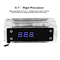 Miniatyrbild 7 av 7: Exakt 50-100℃ Digital Vattentermometer Realtids Vattenkylning Termometer Blå Display