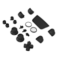 Miniatyrbild 3 av 7: Ersättningsknappar L2 R2 Full Buttons Set Ersättningsknapp Reparationssats för PS5 ControllerSvart