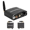 Miniatyrbilde 2 av 7: Digital til analog lydkonverter Alumimum Alloy Grey T‑609B Adapter Bred spenning 100‑240VAU Plugg