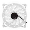 Miniatyrbild 2 av 7: FAN-L17 Mini 120mm LED Halo Tyst Kylfläkt Dator Kylare Radiator Vit