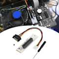 Miniatyrbilde 7 av 7: NGFF M.2 Key M til PCI-E Express 4X Riser-kort Adapter med LED-spenningsindikator SATA-strømkabel