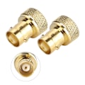 Miniatyrbillede 3 af 7: 2 stk. Guld BNC Hun til SMA Han Konverter Adapter Stik