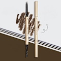Miniatyrbillede 2 af 5: Precision Brow Pencil Ultra Fine Langtidsholdbar Dobbelt-anvendelse Øjenbrynsblyant, Grå