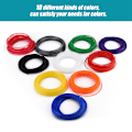 Miniatyrbillede 2 af 7: Kryogenisk 3D-printtegnings-printerpenne PLA-forsyningsfilament 10 farver 10 meter 1,75 mm