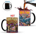 Miniatyrbillede 2 af 2: Wekity Harry Potter Farveskiftende Krus Keramisk Kaffe Krus Fødselsdagsgave, 301-400ml