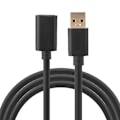 Miniatyrbild 3 av 7: USB3.0-förlängningskabel hane till hona 5 Gbps höghastighetskabel med guldpläterad kontakt (0,3 m)