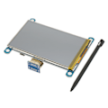 Miniatyrbillede 6 af 7: 4in HD Multimedia Interface LCD IPS-skærm 800x480 opløsning resistiv touchskærm med stylus til Raspberry Pi