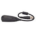Miniatyrbillede 2 af 7: Lydkort Virtuel 7.1 Plus Plug and Play USB Stereo Lydkort Hovedtelefonadapter til Desktop Bærbar