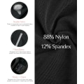 Miniatyrbillede 3 af 7: Taljetræner Korset Lynlås Mavekontrol Shapewear Åndbar Talje Cincher til Kvinder Body Shaper Sport Girdle Black XXL