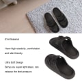 Miniatyrbild 4 av 4: Sandaler Tofflor EVA Tjocka Sulor Slip On Slides Sommar Utomhus Snygga Cloud Tofflor Black 38/39