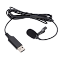 Miniatyrbillede 7 af 7: Bærbar reversmikrofon med klips på, mini reversmikrofon med USB-interface til mobiltelefoner og kameraer