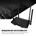 Miniatyrbillede 5 af 7: Tenda/ Tengda AC6  Hjemme Antenne Trådløs Router 1200M wifi 5G Transmissionshastighed