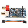 Pikkukuva 1 / 7: I2S ADC Audio I2S Capture Card -moduuli Master Slave -tila Kehityskortti Häviötön Digitaalinen Audio I2S ADC Dekooderi