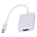 Miniatyrbild 3 av 7: Typ C till HD Multimedia Interface-adapter Stöd 4K 10GBit Båda sidor Insatt Plug and Play USB C till HD-adapter Silver