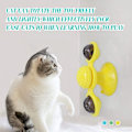 Miniatyrbild 2 av 8: Kattvindkvarnleksak, Kattvindkvarnspinnleksak Snurrbord Interaktiv Katt Snurrande Vindkvarnleksak med LED-boll och Catnip-boll Sugkopp Repning, Blå