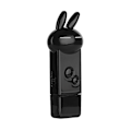 Miniatyrbillede 2 af 3: Kanin-formet bærbar mini genopladelig tabsløs HiFi lyd MP3-afspiller U-disk sort 16G