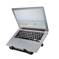 Miniatyrbillede 7 af 7: Bærbar notesbogsbeslag Foldbar bærbar computerstand Liftable Tablet Holder (Sort)