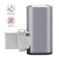 Miniatyrbillede 2 af 7: Type-C Magnetisk Adapter til Macbook Hurtigopladning Magnet USB-C Stik (Grå)
