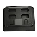 Miniatyrbillede 6 af 7: Bærbar computer stand med 360° roterende base justerbar multifunktion ergonomisk bærbar computer riser sammenklappelig løftende bærbar computer stand