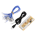 Miniatyrbild 1 av 7: Zero Delay Arcade USB Encoder PC till Joystick Button DIY Kit