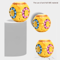 Pikkukuva 5 / 8: 2 in 1 pyörivä Fidget Spinner Magic Bean Infinity Cube Stress Relief Ball Aikuiset Lapset Unisex-Lapset Opetusleluja (Keltainen)