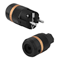 Miniatyrbilde 5 av 7: VE501s   VF501S VIBORG Aluminium Shell Pure Copper Power Plug IEC Connector