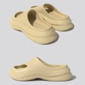 Miniatyrbillede 2 af 5: Unisex Have Clogs Sko Sandaler Tøfler-Blå (44/45 EU Størrelse）