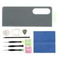 Miniatyrbillede 1 af 7: Bagrude udskiftning bagrude cover med forudinstalleret tape til Galaxy Z Fold 4 SM F936 5G Grøn