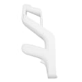 Miniatyrbillede 2 af 7: Gamepad Light Gun Ridsefast Stabil Reducere Oboseala Light Gun pentru Controler Wii Alb Alb
