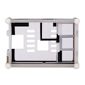 Miniatyrbild 1 av 7: 9-lagers akrylskyddsfodral för Raspberry Pi 3 med 3,5-tums display