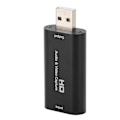 Miniatyrbild 6 av 7: Bärbar videoinspelningskortutrustning HDMI/F till USB/M Maximalt stöd 1080P Svart