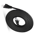 Miniatyrbilde 3 av 7: 1000 Mbps Gigabit nettverkskabel 98ft RJ45 Port CAT6 nettverkskabel Ethernet-kabel for rutere datamaskiner svart