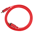 Pikkukuva 7 / 7: 1 kpl HDMI 1.4V 3D 1080P -kaapeli A-uros A-uros-kaapeli Metalli HDMI -kaapeli (punainen 1,8 m)
