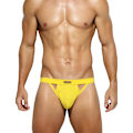Miniatyrbilde 6 av 6: Herre Athletic Supporter Stretch Underbukser Mesh Jock Strap Multipack Red Blue Yellow L
