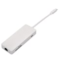 Miniatyrbild 7 av 7: Typ-C-hubb Typ-C till HDMI + USB3.0 + USB2.0 + RJ45 + TF/SD + PD-dockningsstation