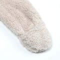 Miniatyrbild 6 av 7: Nyfödd Baby Jumpsuit Fleeceoverall med Huva Långärmad Onesie Ytterkläder cream-coloured 12M