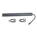 Pikkukuva 2 / 7: 10 in 1 USB-keskitin, tyyppi C - 4K HD Multimedia Interface VGA PD 100 W RJ45-portti 3,5 mm ääni 4 USB3.0 USB C -keskitin moniporttisovitin