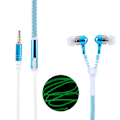 Miniatyrbilde 2 av 7: Glow In The Dark Hodetelefoner Lysende Glidelås In-Ear Headset Øretelefon Ørepropp JS